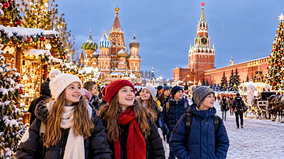 Новогодняя прогулка по Москве